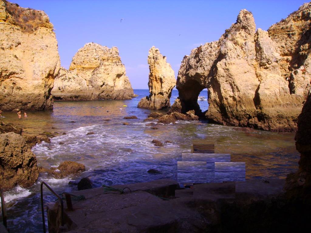 Lagos Ponta Da Piedade Praia Pequenha