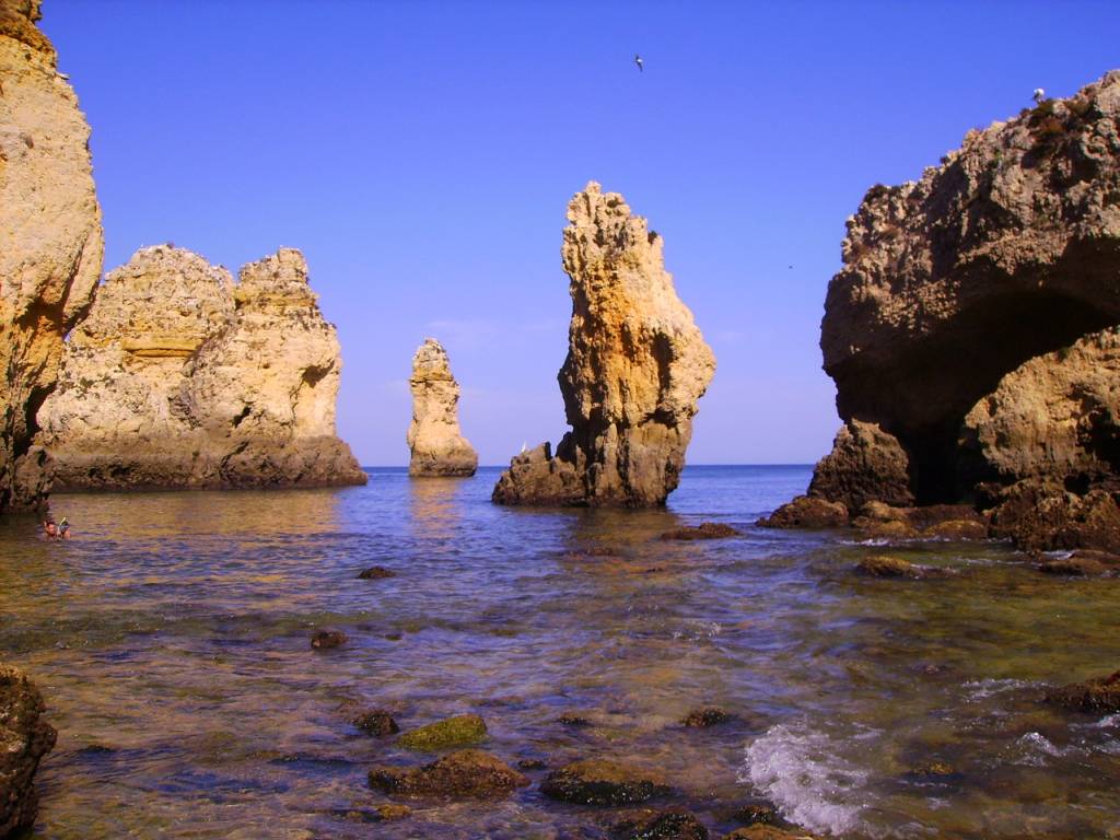 Lagos Ponta Da Piedade Rocas 